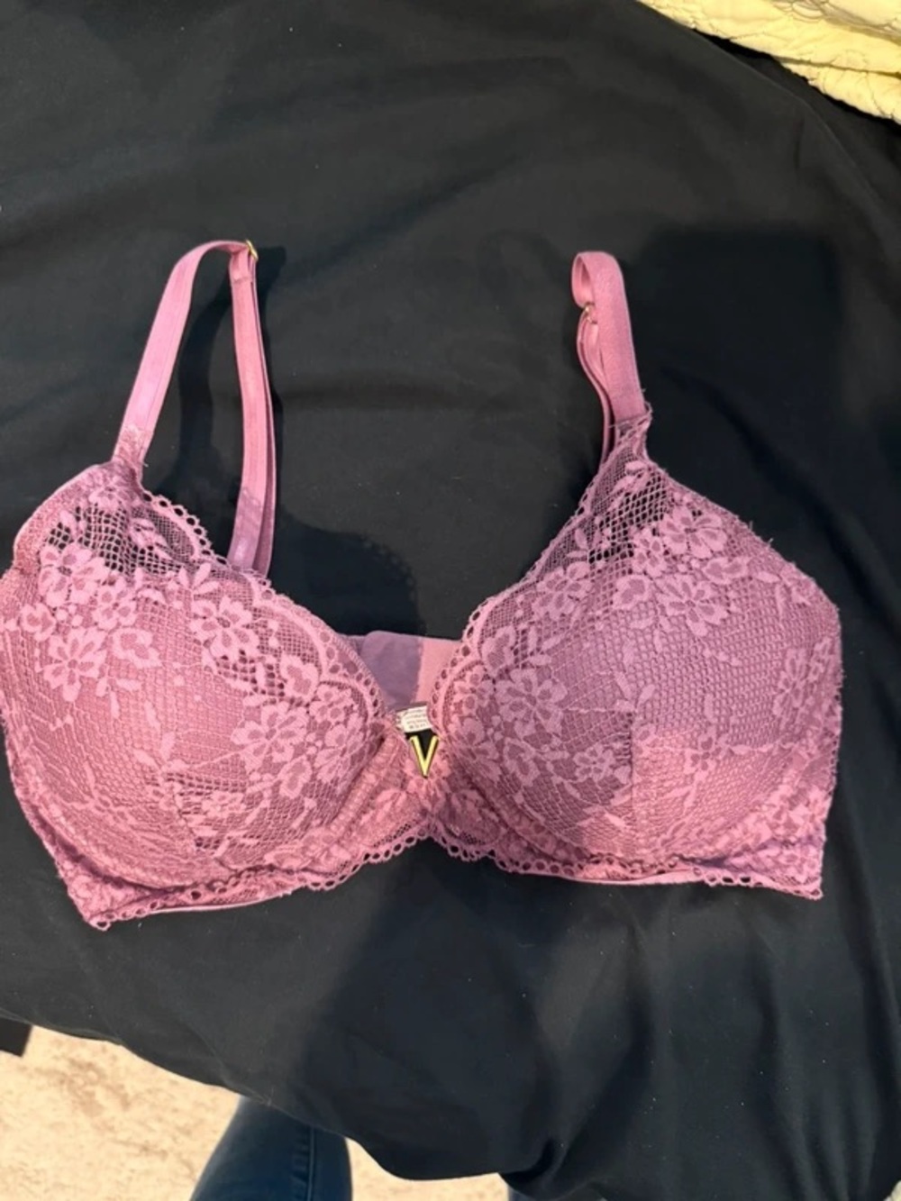 Lace Contour Bra - Dusty Rose